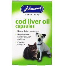 Johnson's Veterinary Cod Liver Oil Capsules