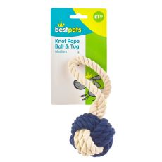 Bestpets Knot Rope Ball & Tug Dog Toy