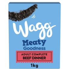 Wagg Meaty Goodness Adult Dog Food - Beef (1kg)