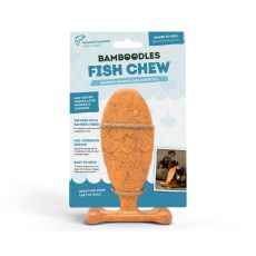Bamboodles Fish Chew Bamboo Infused Dog Chew Toy