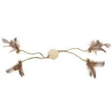 Coolpet Willow Ball & Feathers Cat Toy