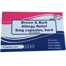 Acrivastine 8mg Capsules 12s
