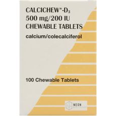 Calcichew-D3 500mg/200iu Chewable Tablets 100s