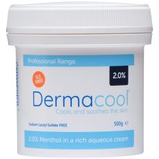 Dermacool Plus 2% Menthol in Aqueous Cream 500g Pot