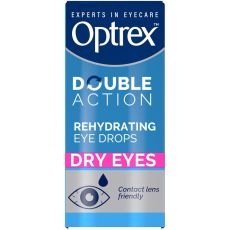 Optrex Double Action Rehydrating Eye Drops for Dry Eyes 10ml