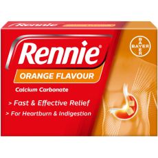 Rennie Orange Flavour Tablets (All Sizes)