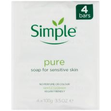 Simple Pure Soap 4x100g 
