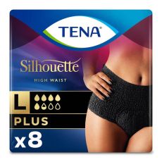 TENA Silhouette Plus High Waist Underwear Noir