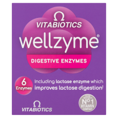 Vitabiotics Wellzyme Digestive Enzymes Capsules 60s