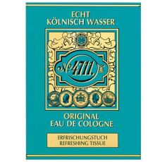 4711 Original Eau de Cologne Refreshing 78% Vol. Alcohol Tissues 10s