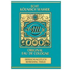 4711 Original Eau de Cologne Refreshing 78% Vol. Alcohol Tissues 10s