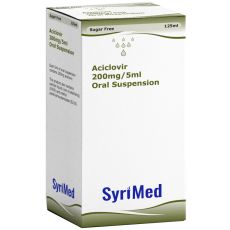 Aciclovir 200mg/5ml Sugar Free Suspension 125ml