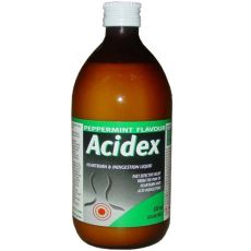 Acidex Heartburn & Indigestion Liquid Peppermint Flavour 500ml