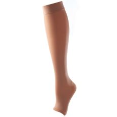 Activa Class 2 Below the Knee Open Toe Compression Stockings Sand