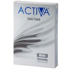 Activa Stocking Liner Small 3s White