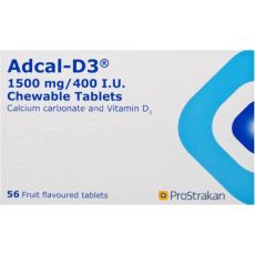 Adcal-D3 Chewable Tablets Fruit Flavoured 56s