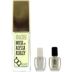 Alyssa Ashley Musk 50ml EDT + 5ml Musk Perfume Oil + 5ml White Musk Perfume Oil Gift Set