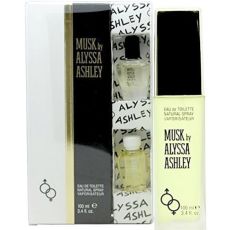 Alyssa Ashley Musk Gift Set (100ml EDT + 1x5ml Musk Perfume Oil + 1 x 5ml White Musk Perfume Oil)