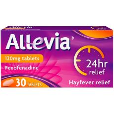 Allevia Fexofenadine 120mg Hayfever Relief Tablets