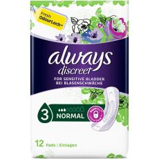 Always Discreet Incontinence Pads (Various Absorbencies)