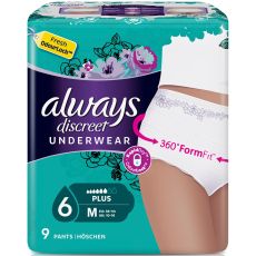 Always Discreet Underwear Plus (All Sizes)