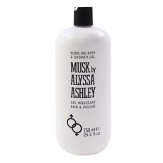 Alyssa Ashley Musk Bubbling Bath & Shower Gel 750ml