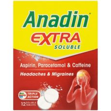 Anadin Extra Soluble Tablets 12s