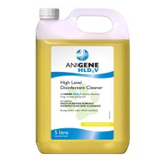 Anigene HLD4V High Level Surface Disinfectant 5 Litre Lemon