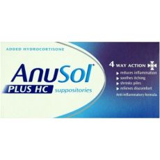Anusol Plus HC Suppositories 12s