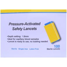 Apollo Pressure-Activated Safety Lancets 28G 100s