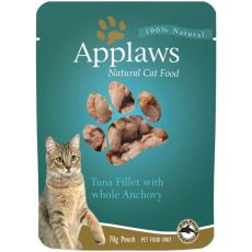 Applaws Cat Food (Tuna & Anchovy) 12 x 70g Pouches