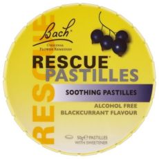 Bach Rescue Blackcurrant Flavour Soothing Pastilles 50g