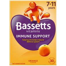 Bassetts 7-11 Years Immune Support Orange Flavour 30s