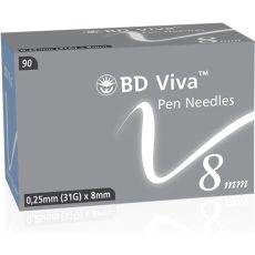 BD Viva 8mm/31G Needles 90s