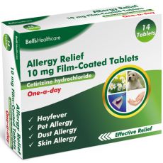 Bell's Healthcare Allergy Relief Cetirizine 10mg Tablets (14s or 30s)
