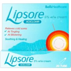 Bells Lipsore Aciclovir 5% Cream 2g