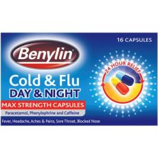 Benylin Cold & Flu Day & Night Max Strength Capsules 16s