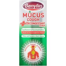 Benylin Mucus Cough Plus Decongestant Syrup 100ml