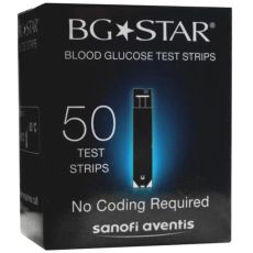 BG Star Blood Glucose Test Strips 50s