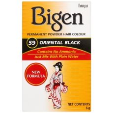 Bigen Permanent Powder Hair Colour - No 59 Oriental Black