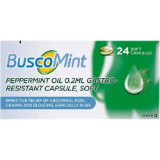 BuscoMint Peppermint Oil Soft Capsules 24s