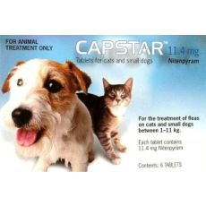 Capstar 11.4mg Tablets for Cats & Small Dogs 6s
