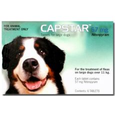 Capstar 57mg Tablets for Dogs over 11kg 6s