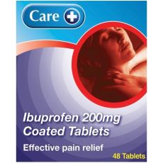 Care Ibuprofen 200mg Coated Tablets 48s