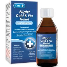 Care Night Cold & Flu Relief Oral Solution 200ml