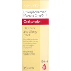 Chlorphenamine 2mg/5ml Oral Solution 150ml