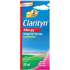 Clarityn Allergy 1mg/ml Syrup Mixed Berries Flavour 60ml