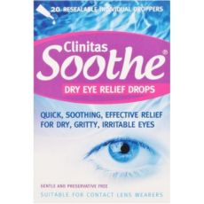 Clinitas Soothe Dry Eye Relief Drops 20 x 0.5ml