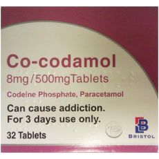 Co-Codamol 8mg/500mg Tablets 32s