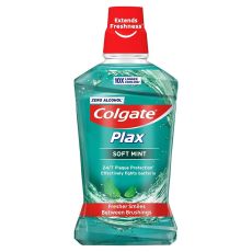 Colgate Plax Alcohol Free Mouthwash - Soft Mint Green 250ml